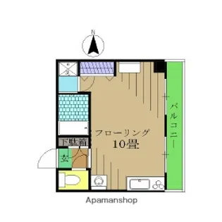 東京都大田区西蒲田4丁目【マンション】の間取り