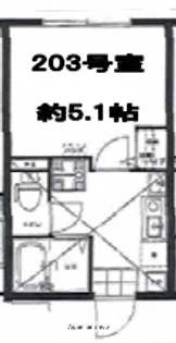 リーヴェルポート四つ木AXIS【2階】の間取り