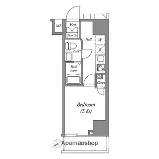 GENOVIAお花茶屋SKYGARDEN【5階】の間取り