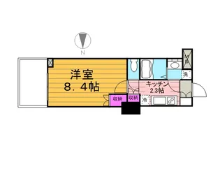 パークキューブ亀戸【5階】の間取り