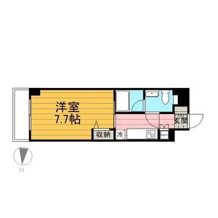 ステージファースト両国南アジールコート【7階】の間取り