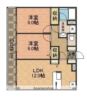 セレッソプラーサ【3階】の間取り