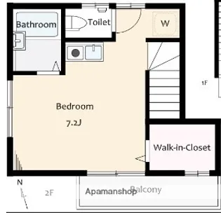 ベルフォート【2階】の間取り