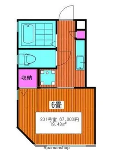 ジェネリック【201号室】の間取り