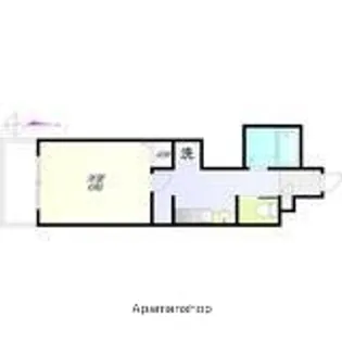 1Kの間取り画像