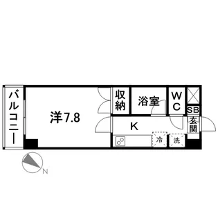 サンフラワー第6【5階】の間取り