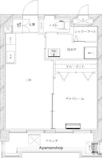 ハイネス成輪【1階】の間取り