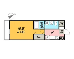 ユニテ・プラスツー【2階】の間取り