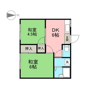 アムスシーダ【1階】の間取り