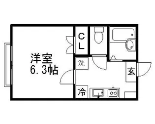 ロク・ハウスⅠ【1階】の間取り