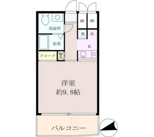 瑞穂平井マンション【7階】の間取り