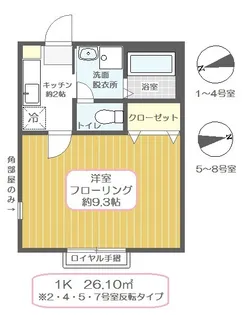 クレドールⅢ【1階】の間取り