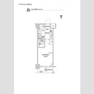 プラウドフラット森下Ⅲ【7階】の間取り