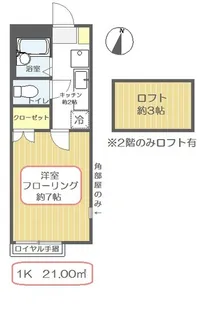 グラントールⅠ【2階】の間取り