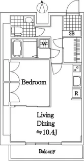 エスコート両国Ⅱ【12階】の間取り