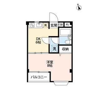 ココヒルズⅢ【202号室】の間取り