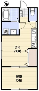 ヴェスタ市川【1階】の間取り