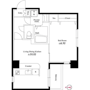 パティーナ本所吾妻橋【3階】の間取り
