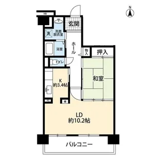 コーポレート船堀【11階】の間取り