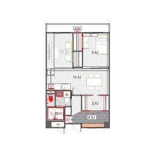 ローズガーデン【2階】の間取り