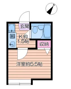 ソフィア一之江B【1階】の間取り