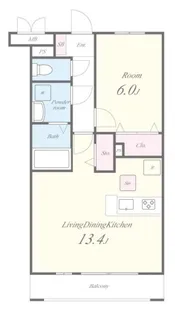サンフライト【2階】の間取り