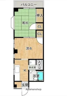 第二ハローハイツ【301号室】の間取り