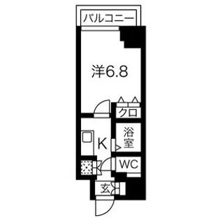 スパシエスタイル住吉【2階】の間取り