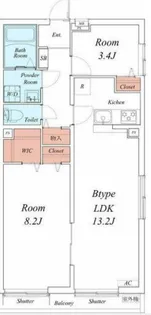 リブリ・新小岩【3階】の間取り