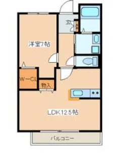 ミル・ネージュ【3階】の間取り