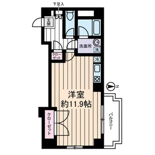 東京都葛飾区西亀有3丁目【マンション】の間取り
