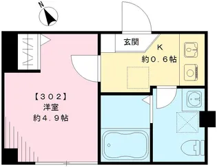 平井SKハイツ【302号室号室】の間取り