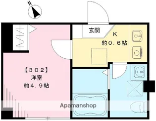 平井SKハイツ【302号室】の間取り