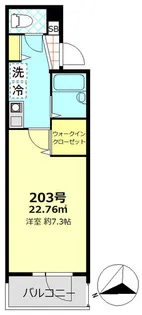 ルネコート青砥【2階】の間取り