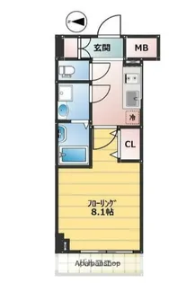 エグザ東京イーストヴェローナ【302号室】の間取り