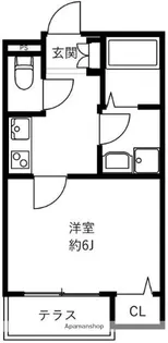 グランシャレー堀切菖蒲園Ⅲ【103.号室】の間取り