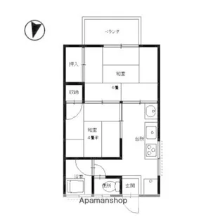 柳ハウス【1階】の間取り