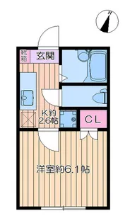 ディアロックⅡ【1階】の間取り