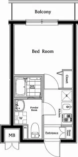 NーSTAGE本八幡【2階】の間取り