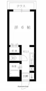 アプローズ奥戸壱番館【110号室】の間取り