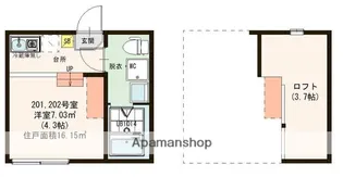 AISIO小岩【1階】の間取り