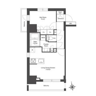 HF八広レジデンス【9階】の間取り