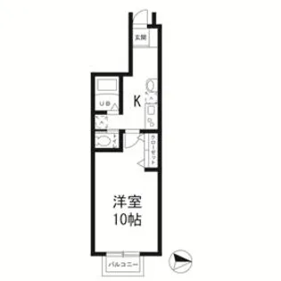 アーバンコート白鳥【1階】の間取り