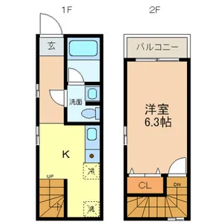 東京都江戸川区東小岩1丁目【マンション】の間取り