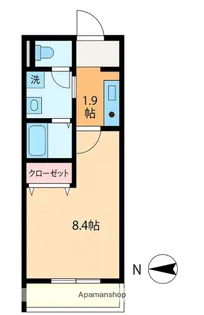 メゾンシュエット【1階】の間取り
