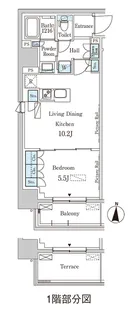 パークアクシス本所・親水公園【3階】の間取り