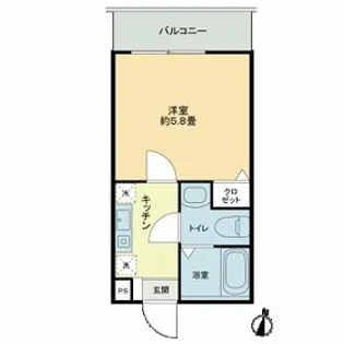 フォレシア鎌倉【2階】の間取り