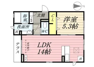 ステラカーサ【2階】の間取り