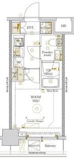 ESTRUTH SHINKOIWA(エストゥルース新小岩)【8階】の間取り