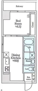 シュワーブ パレ(SUAVE PALAIS)【7階】の間取り